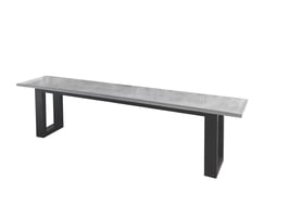 Beton Sitzbank zum Esstisch modern minimalistisch Esszimmer Design Esszimmertisch Küchentisch Maßgefertigt