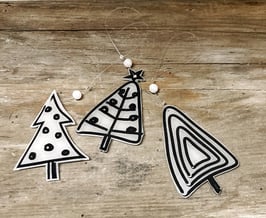 ANHÄNGER FÜR DEKO ODER AN GESCHENKE | Bäume 01 | 3-tlg.