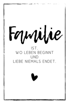 LEINWAND Familie | ca. 40 x 60 cm