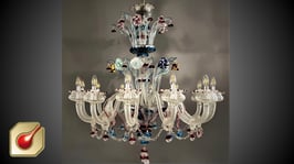 Murano Glass Chandelier SOSPIRI