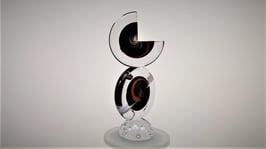 Murano Glass Sculpture ROCKED