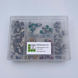 Glühlämpchen-Set mit 4 Farben