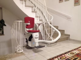 Gebrauchter Kurven-Treppenlift