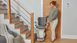 Gerader Treppenlift Platinum Ergo Straight 160