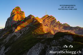 Leinwandbild-Rotsteinpass/Säntis Art.-Nr. MZ7-4295