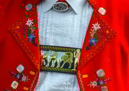 PK-Appenzeller Tracht/Rotes Brusttuch "Liibli"-MS8-7210