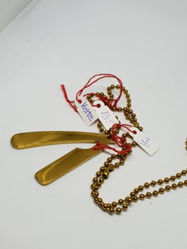 Kette Coiffeur 3 Metall Klinge gold