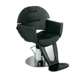 Herrenbedienstuhl „Janis“ auf  verchromtem Bodenteller