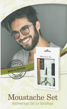 Moustache Set – Hochwertiges Set zur Bartpflege