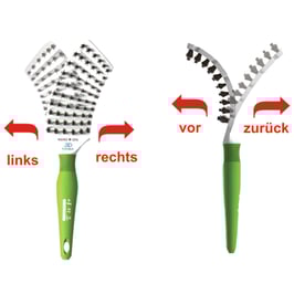 Flexible Haarbürste mit 360 Grad