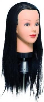 Übungskopf "Kunsthaar" 50cm Langhaar