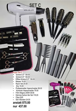 Set C, Coiffeure, Barber, Lernende