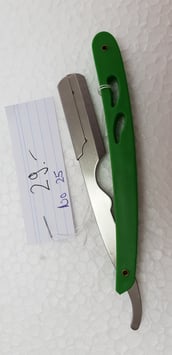 Model Prototyp 25 Kunststoff SET Rasier-Messer