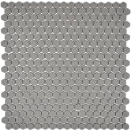 Mosaico Kuba ESAGONI 15mm GRIGIO