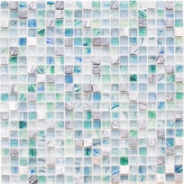 Mosaico Marmo Vetro 15mm Natural Green