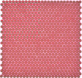 Mosaico Kuba BOTTONI 12mm ROSSO