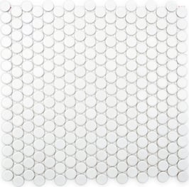 Mosaico Bottone BIANCO MAT