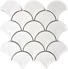 Mosaico Toscana MEDICI BIANCO LUCIDO