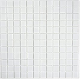 Mosaico EXTRA BIANCO Vetro Trasparente lucido