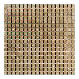 Mosaico in Travertino Noce anticato