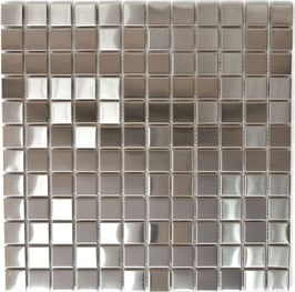 Mosaico 23mm in Metallo Acciaio satinato