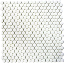 Mosaico Kuba ESAGONI 15mm BIANCO