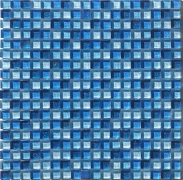 Mosaico Glitter Blu