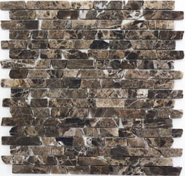 Mosaico Muretto Marmo Emperador anticato