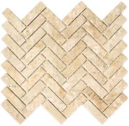 Mosaico Stone FISH TRAVERTINO