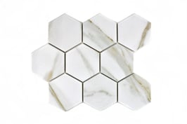 Mosaico Esagoni BIG BIANCO CALACATTA