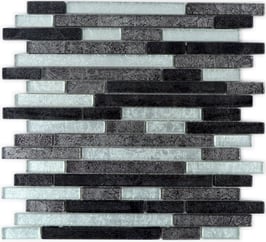Mosaico Foglia Linear Argento