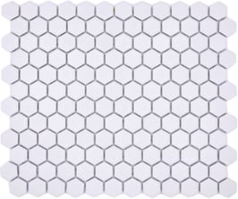 Mosaico Esagoni BIANCO ANTISCIVOLO MAT R10B