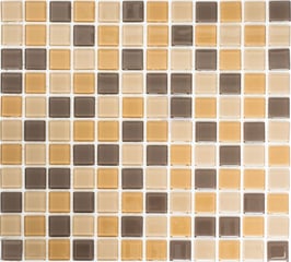 Mosaico CRYSTAL MIX MARRONE Vetro lucido