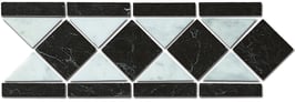 Lotto di 5 pezzi Alfa Nero - Bianco Carrara luc. 10x28