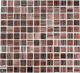 Mosaico CAFFE Vetro Trasparente lucido