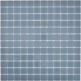 Mosaico GRIGIO Vetro Trasparente lucido