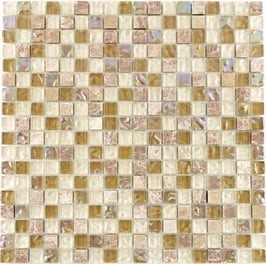 Mosaico Marmo Vetro 15mm Natural Yellow