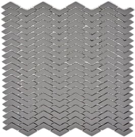 Mosaico Kuba ZIGZAG 10/45 mm GRIGIO