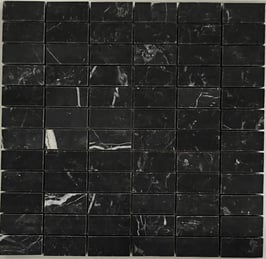 Mosaico 23/48mm MARMO MATRIX NERO MARQUINIA SATINATO