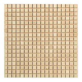 Mosaico in Travertino Chiaro anticato