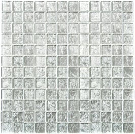 Mosaico Foglia 23mm Argento