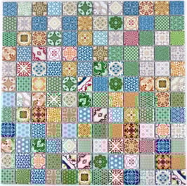 Mosaico Patchwork Retro