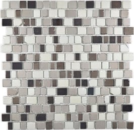 Mosaico Antico Brix Grigio Nero
