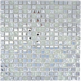 Mosaico Vetro 15mm Ice Glass