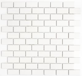 Mosaico PURO NEVE RETTANGOLO 23/48 LUC