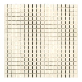 Mosaico in Bianco Perlino anticato