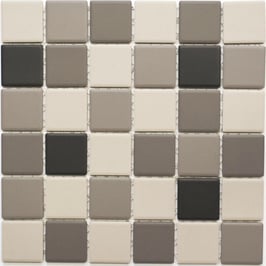 Mosaico 47mm Antiscivolo Ruvido MIX BEIGE BIG opaco