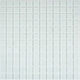 Mosaico BIANCO Vetro Trasparente lucido