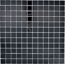 Mosaico NERO Vetro Trasparente semilucido