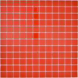 Mosaico ROSSO Vetro Trasparente lucido